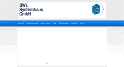 Desktop Screenshot of bwl-systemhaus.de