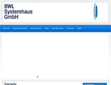 Tablet Screenshot of bwl-systemhaus.de